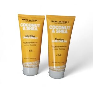 New 2 Bottles Marc Anthony Coconut & Shea Curl Cream